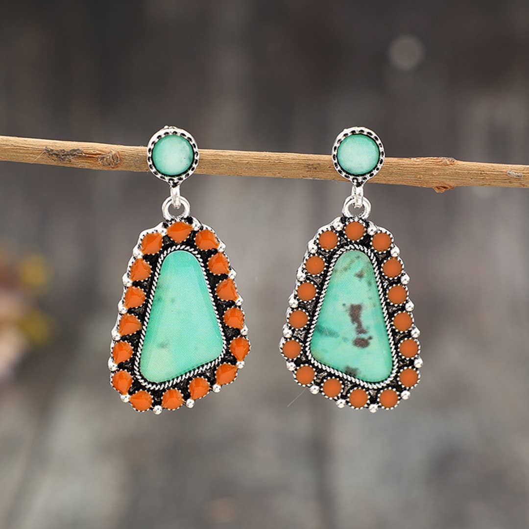 Bohemian Ethnic Style Fashion Alloy Earrings SP508