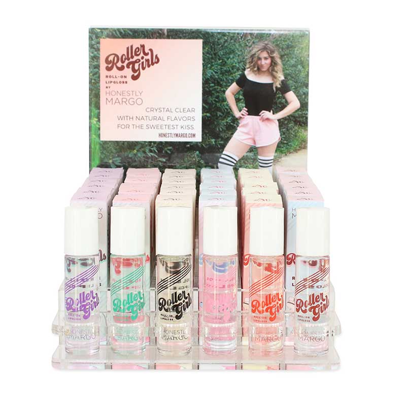 Strawberry AMBER Roller Girls Roll-On Lipgloss