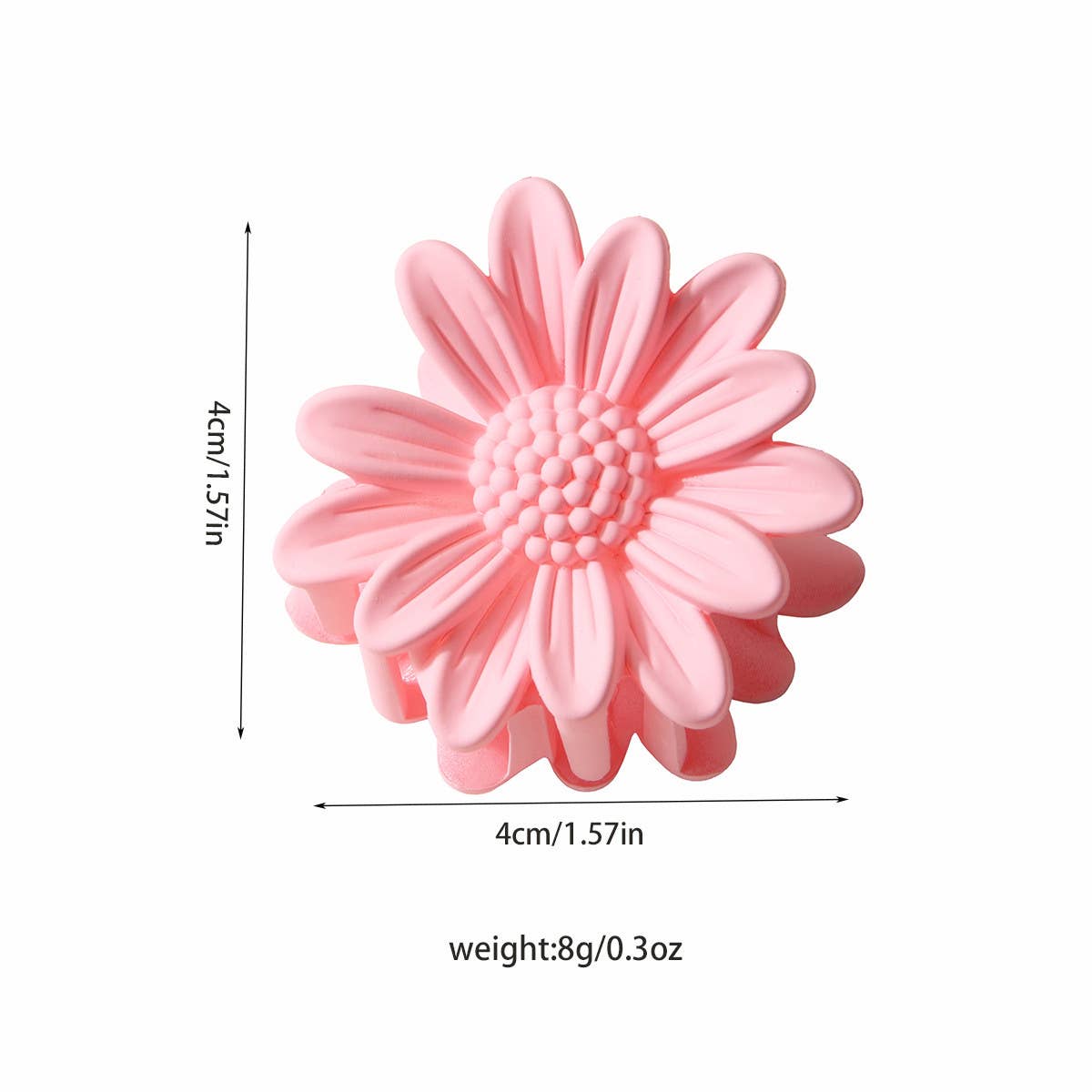 SMALL DAISY HAIR CLAW CLIP FOR GIRL SUMMER,FALL