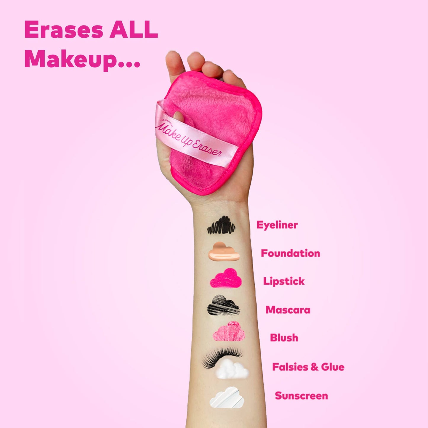 Pink 7-Day Set | Eco-Friendly MakeUp Eraser