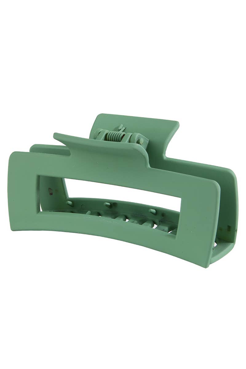 4.13IN SIMPLE RECTANGULAR LARGE HAIR CLAW CLIp