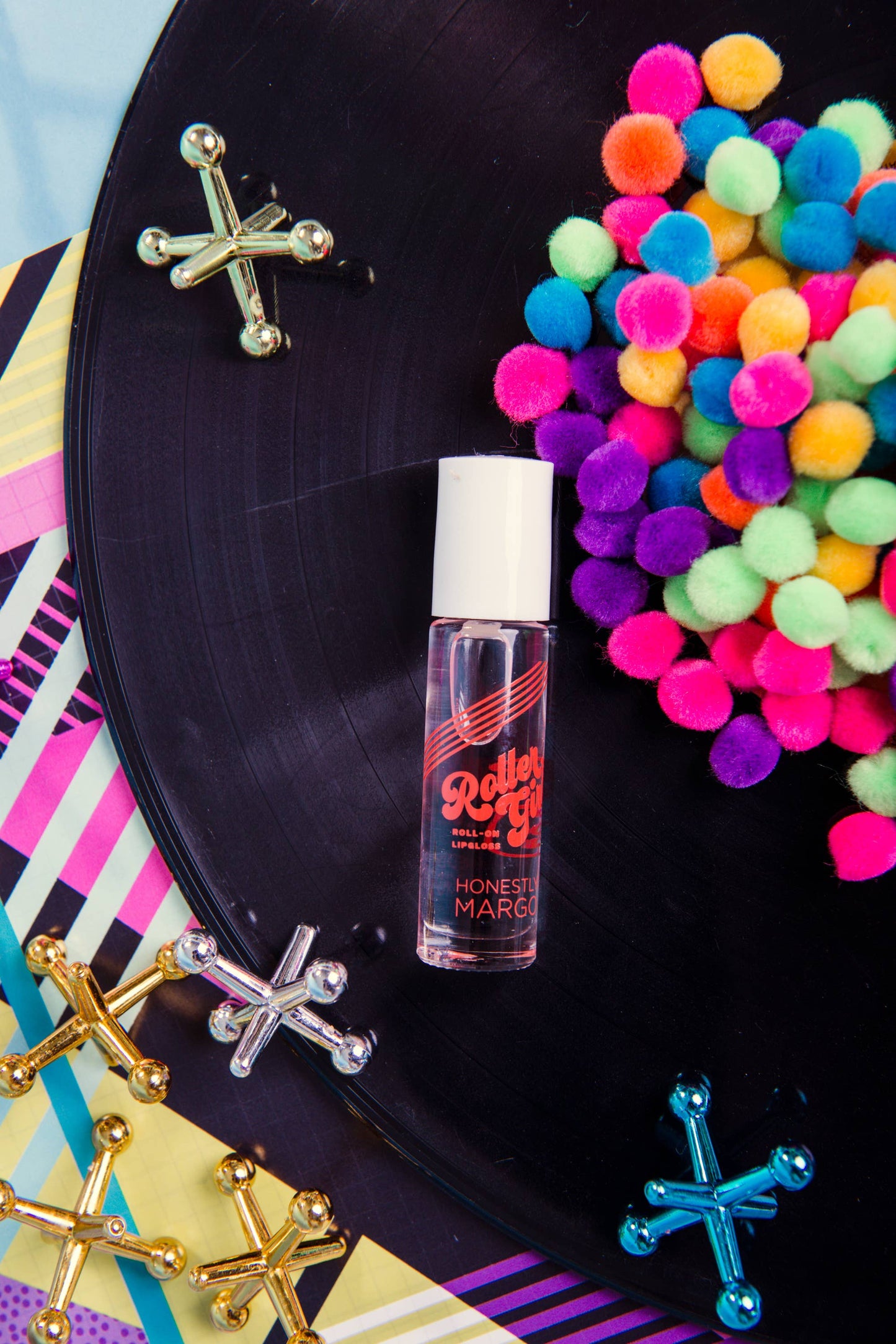Strawberry AMBER Roller Girls Roll-On Lipgloss