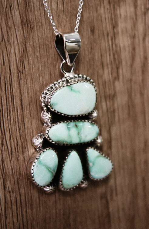 Paloma Stone Cluster Necklace
