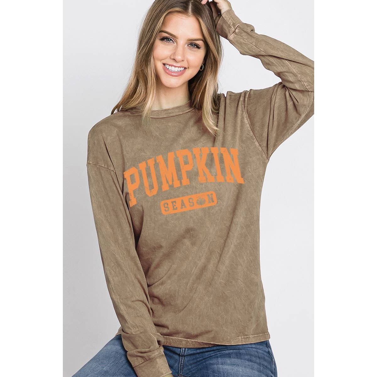 PUMPKIN SEASON MINERAL GRAPHIC LS