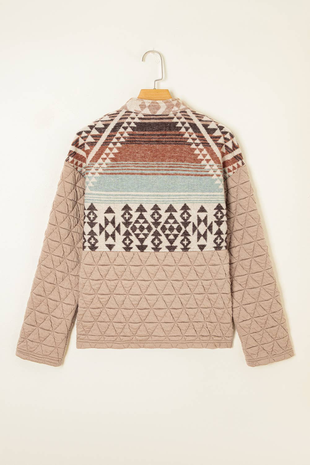 Luelle | Aztec Quilted Patchwork Western Fashion Jacket