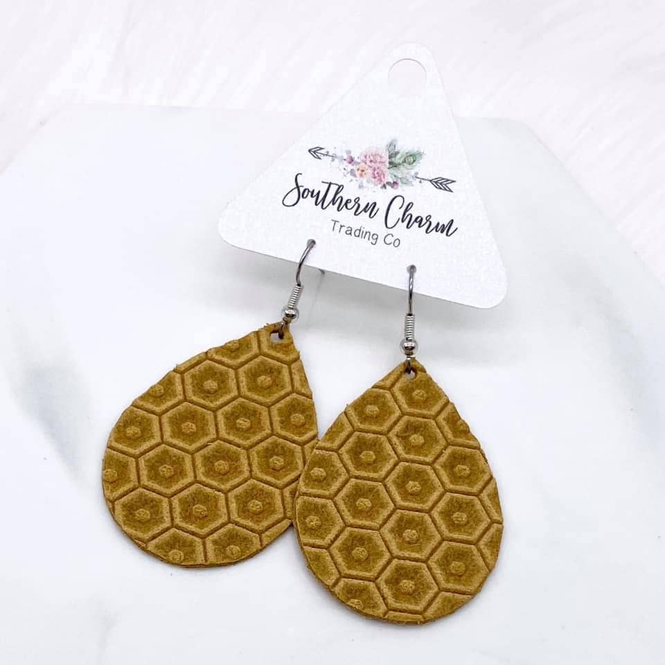 Hexagon Harvest Mini Collection (leather) 2"