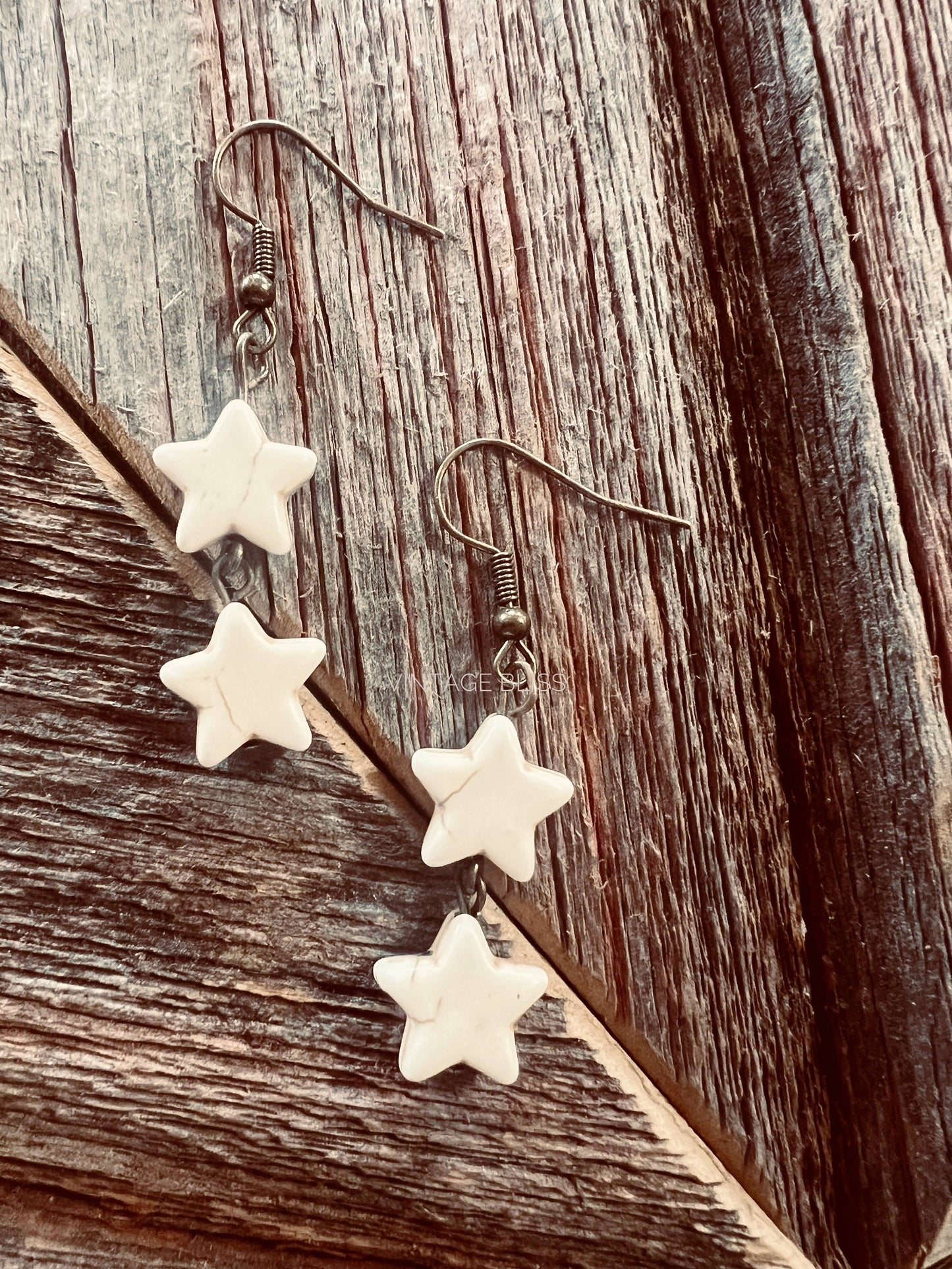 Falling Stars Beaded Earrings