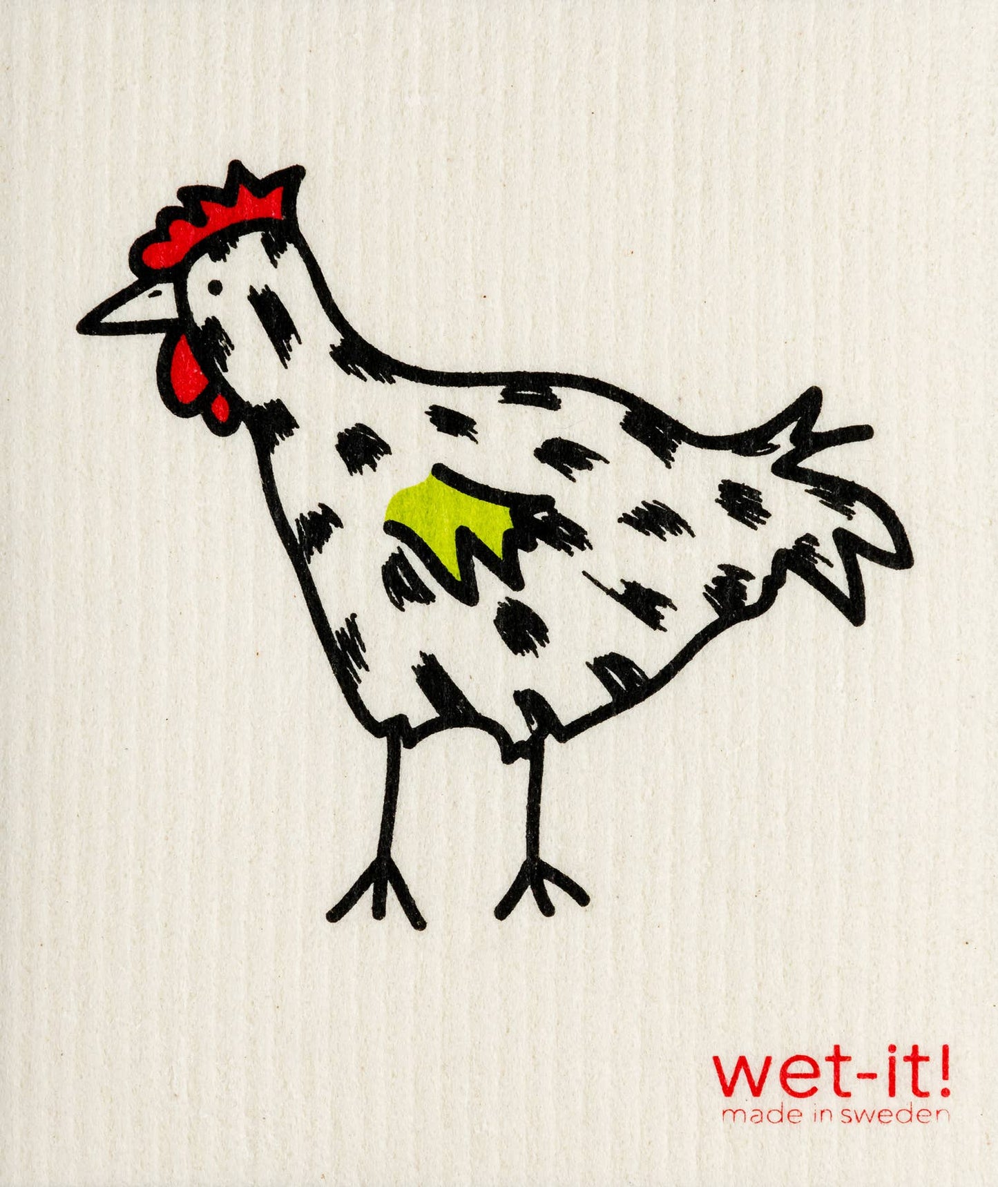 Painted Chicken Swedish Cloth