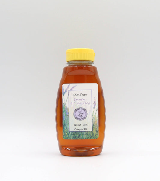 12 oz Lavender Infused Honey