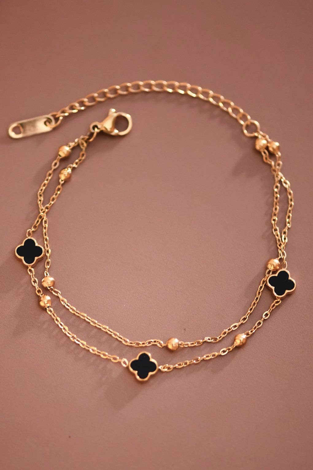 18K Gold Plated Waterproof Stainless Steel Chain Bracelet - 7717