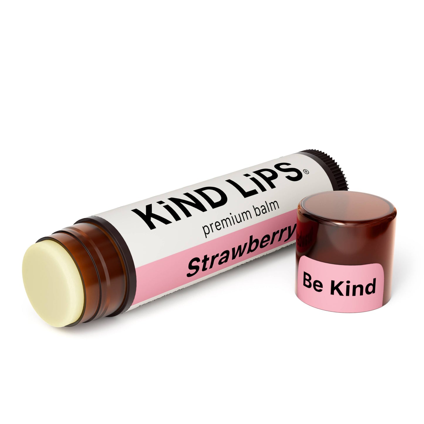 Strawberry Lip Balm, Organic, Natural, Clean, 10 Pack Smooth