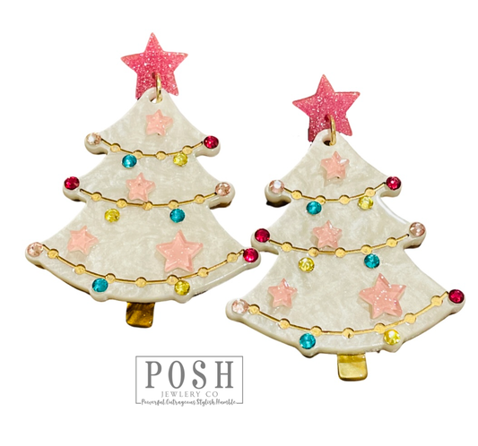 Christmas tree earring 9PE371