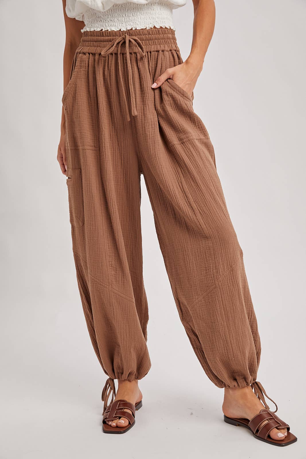 JOGGER HAREM DRAWSTRING PANTS