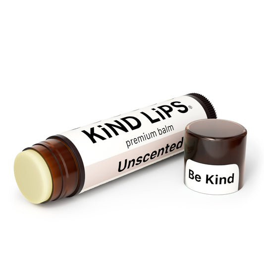 Unscented Lip Balm, Organic, Natural, Clean, 10 Pack Gentle