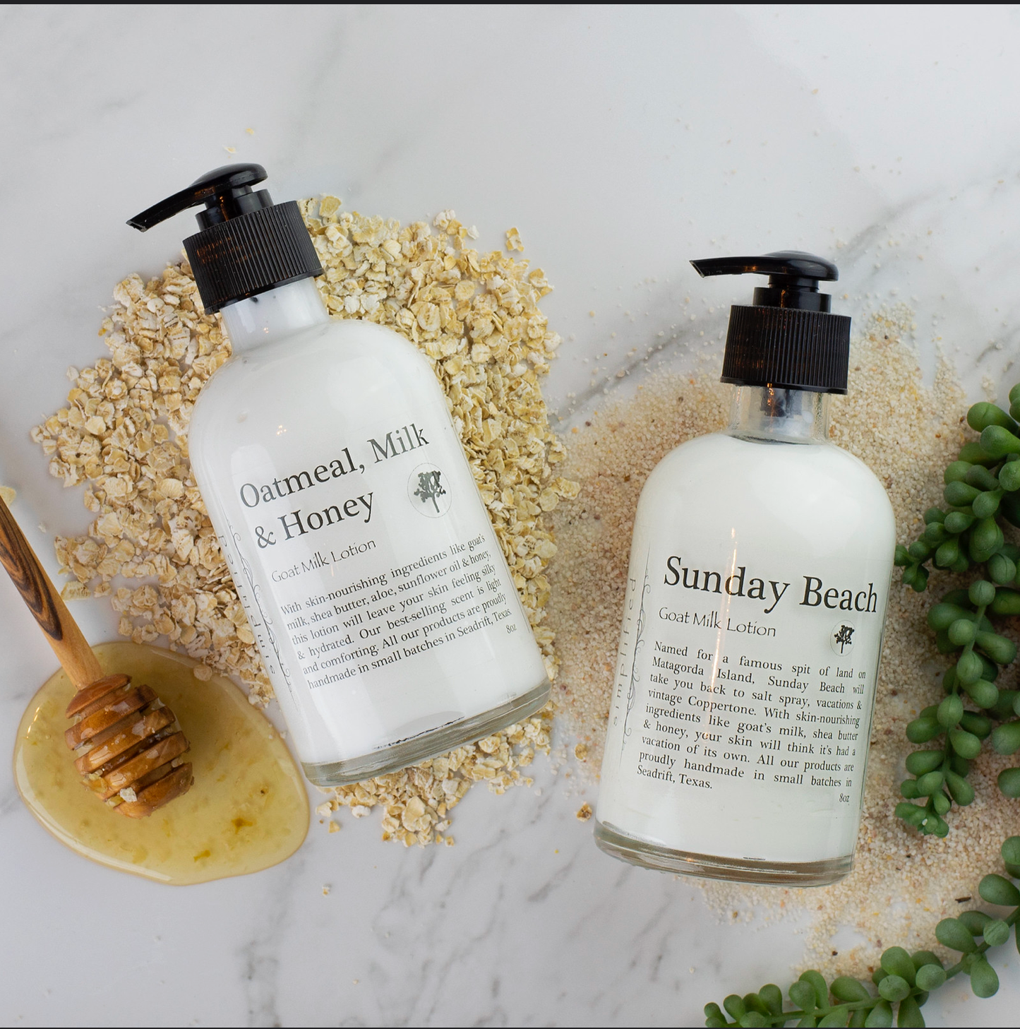 8oz Goat Milk Lotion: Caribbean Coconut