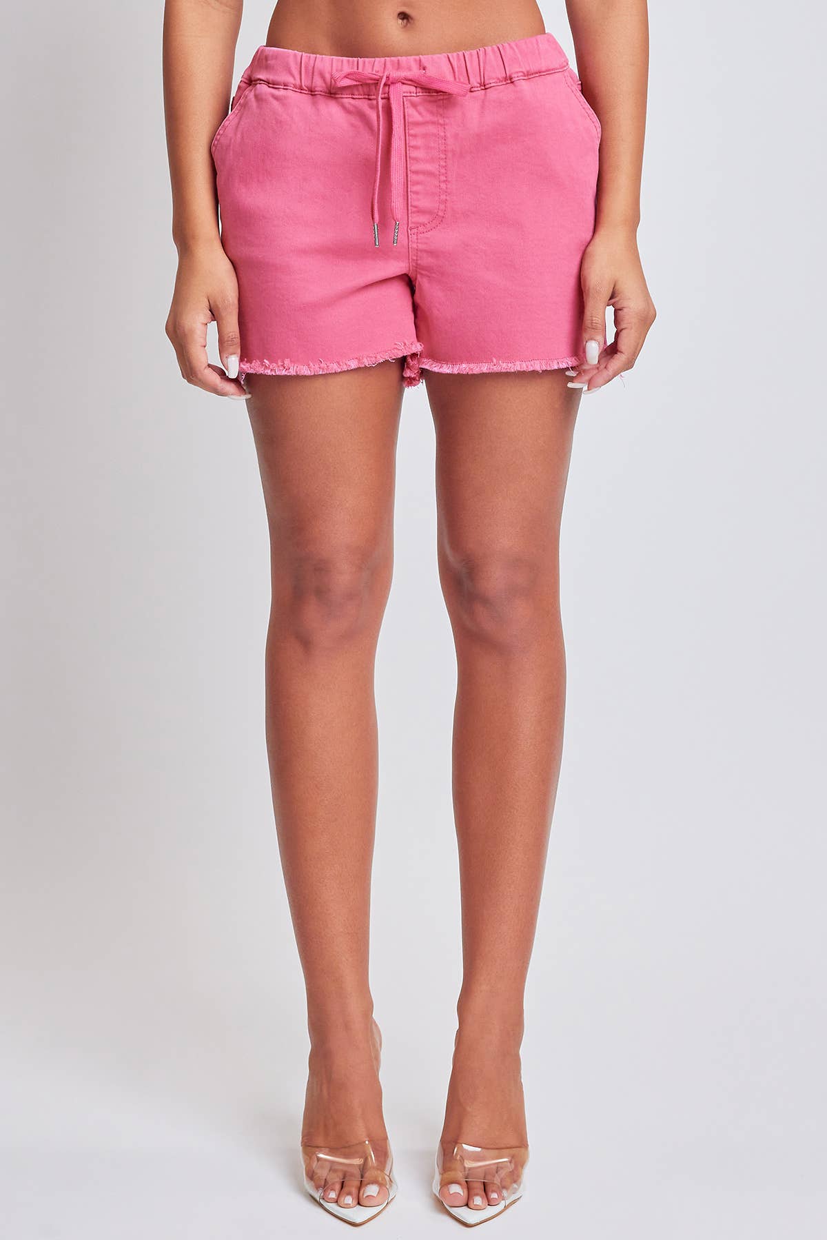 Junior Frayed Hem Pull-on Shorts