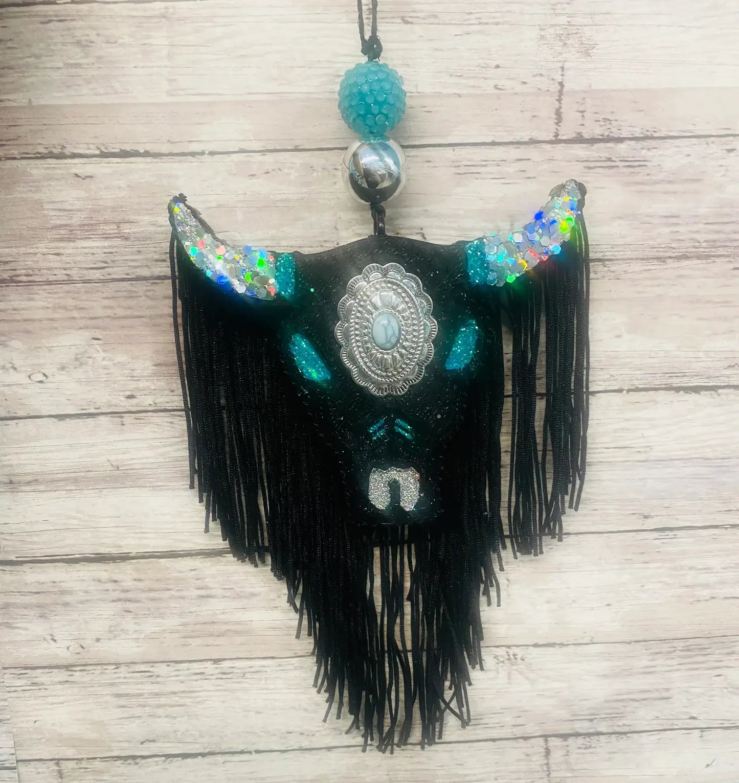 Aztec Bull Skull with Concho - Medium Sized Car Scent