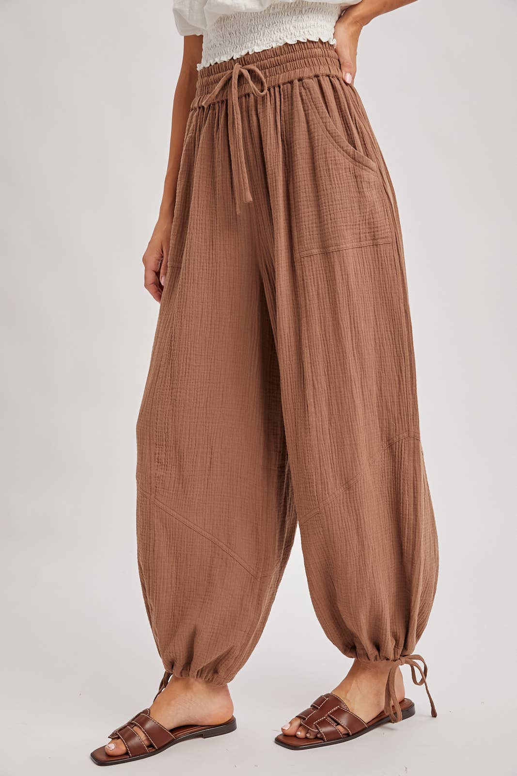 JOGGER HAREM DRAWSTRING PANTS
