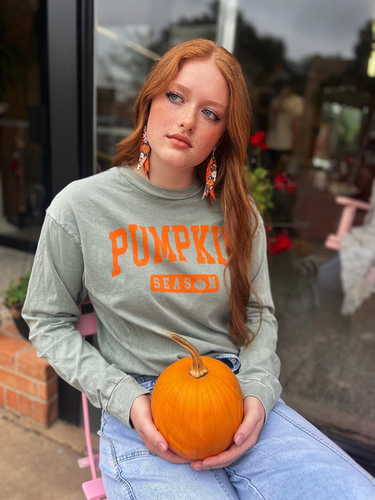 PUMPKIN SEASON MINERAL GRAPHIC Longsleeve