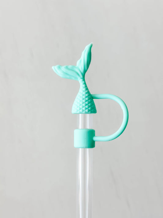 Straw Cover 10MM "Mermaid Tail" Green