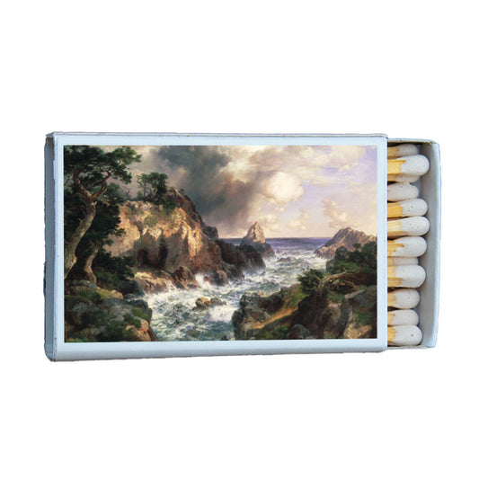 Art Point Lobos Monterey Matchbox • Candle Acc • Matches