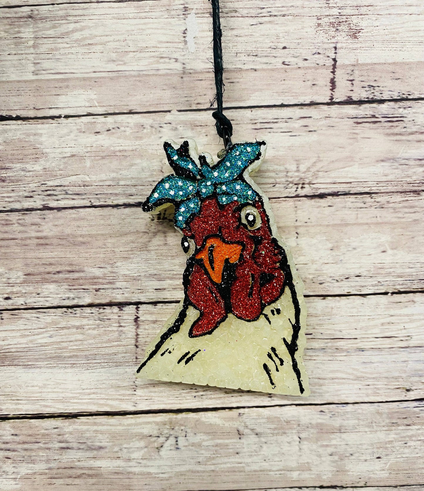 Chicken with Bow Car Freshie/Car Scent/Air Freshener