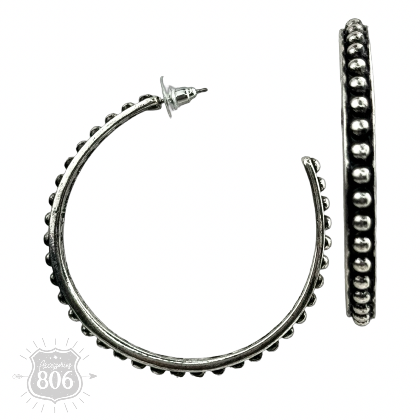 Western hoop earring