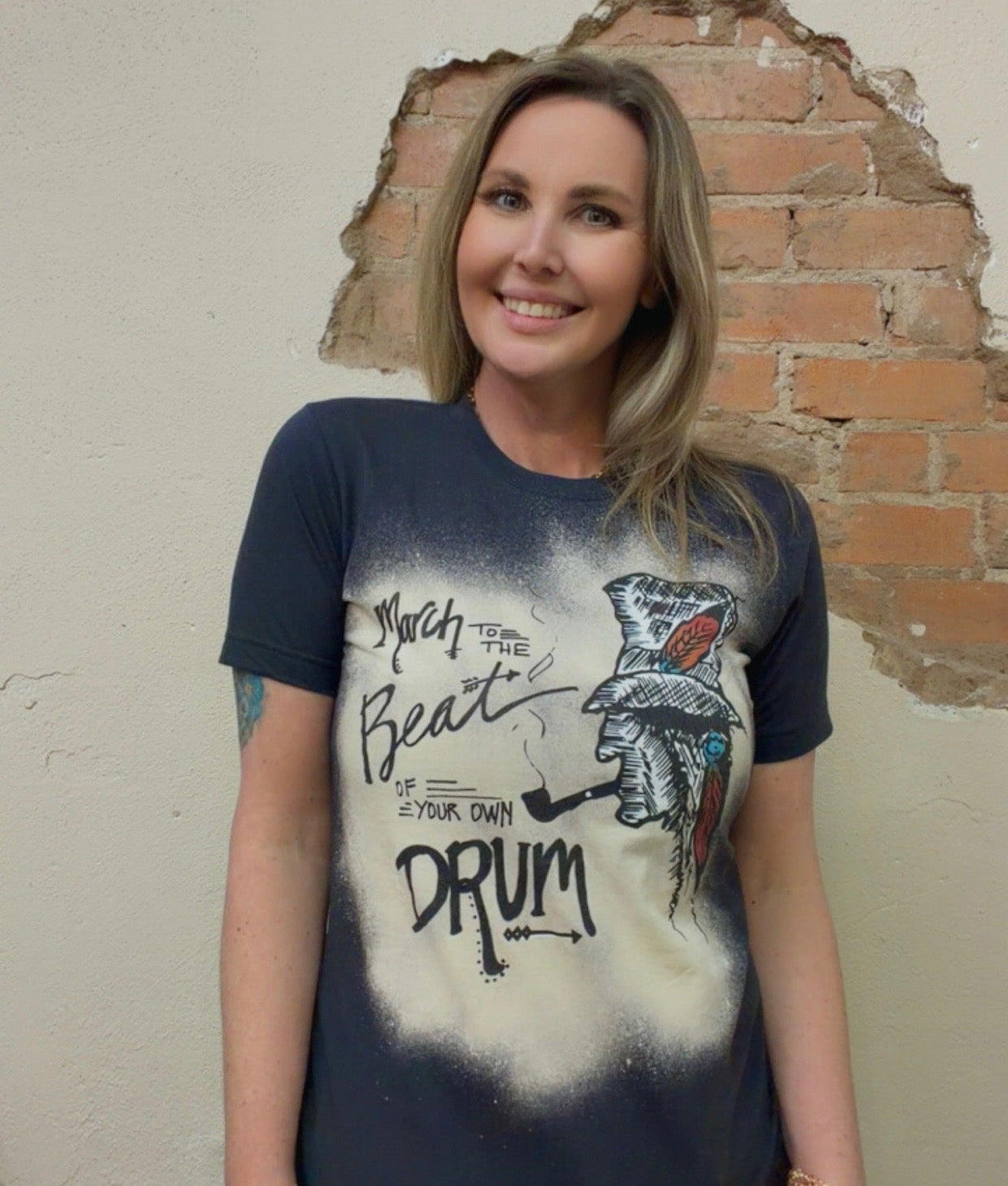 March to the Beat of your own Drum Cigar Graphic T-Shirt
