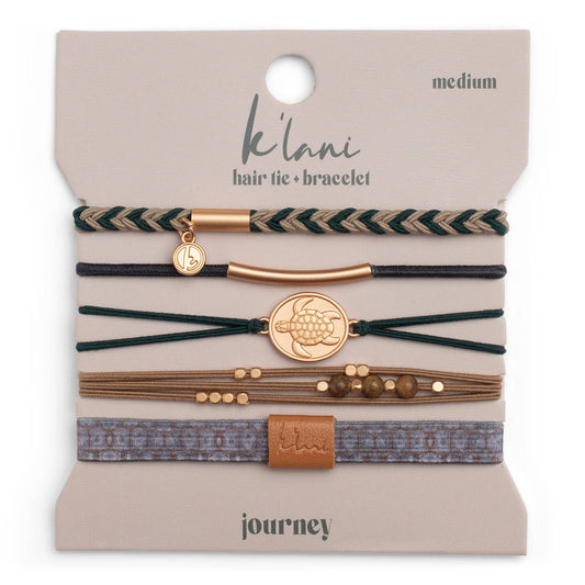 "Journey" Sea Turtle Hair Tie Bracelets