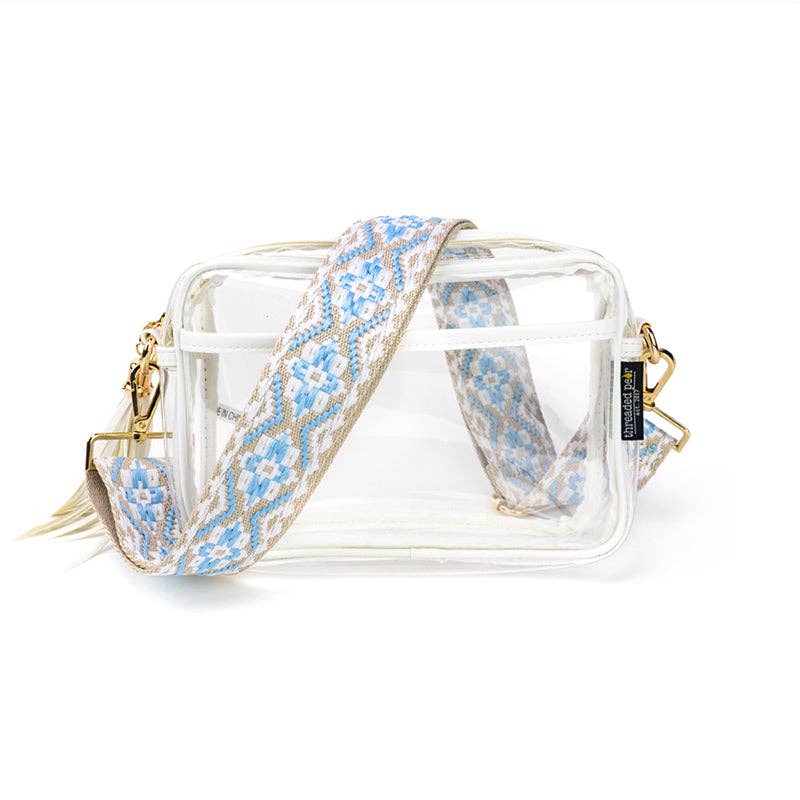 Clear Courtney | Choose Your Strap: Black / Brite Boho