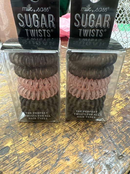 (Copy) SUGAR TWISTS coil hair ties violette