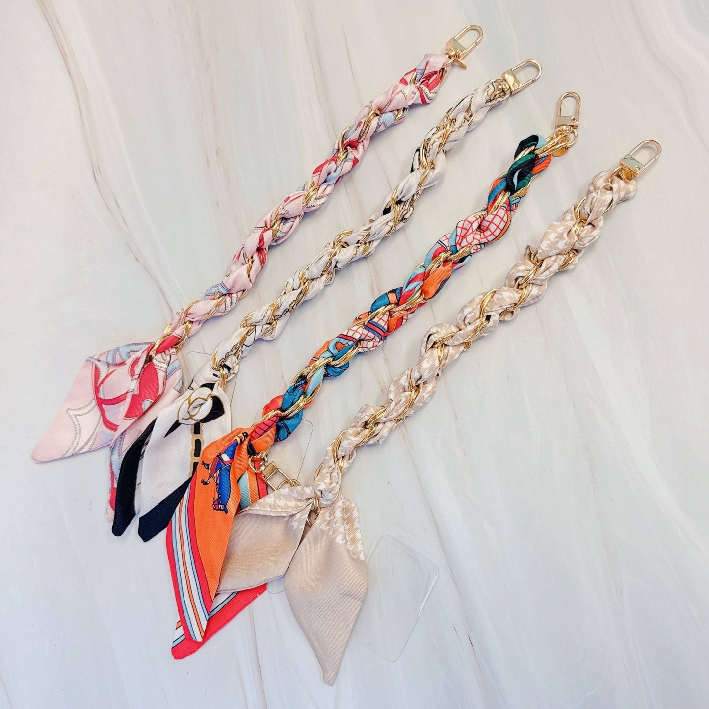 Braided Scarf Chain Phone Lanyard