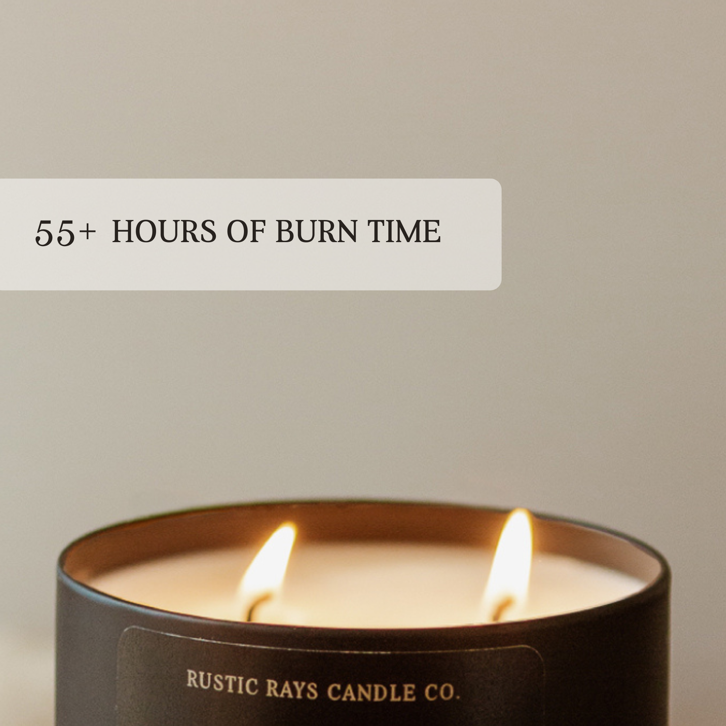 Sandalwood & Saffron 12 oz Soy Candle - Home Decor & Gifts