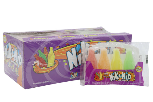 Nik-L-Nip 4 pack 1.39oz Candy, 18ct