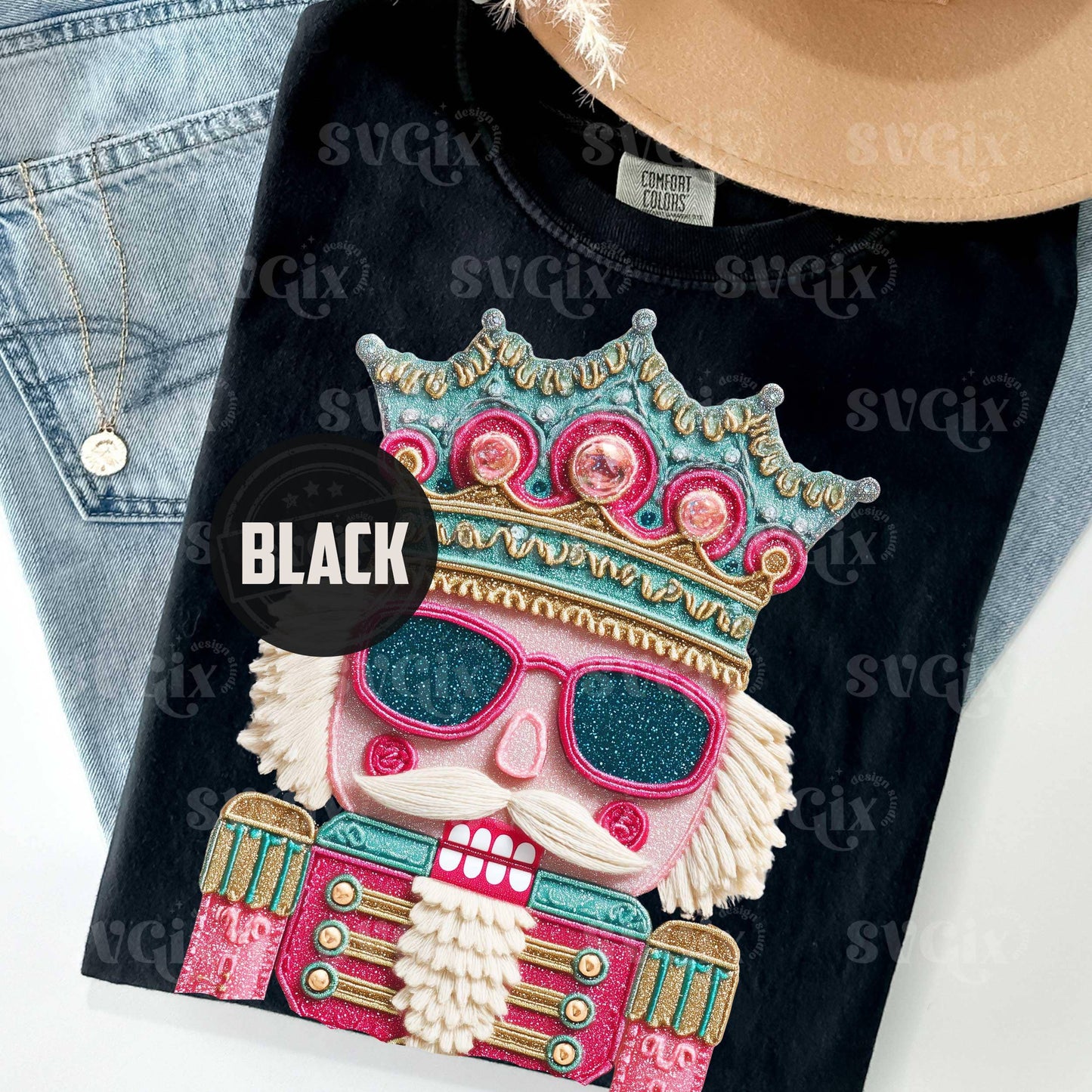 Nutcracker Comfort Colors Tee, Nutcracker Xmas Sweater