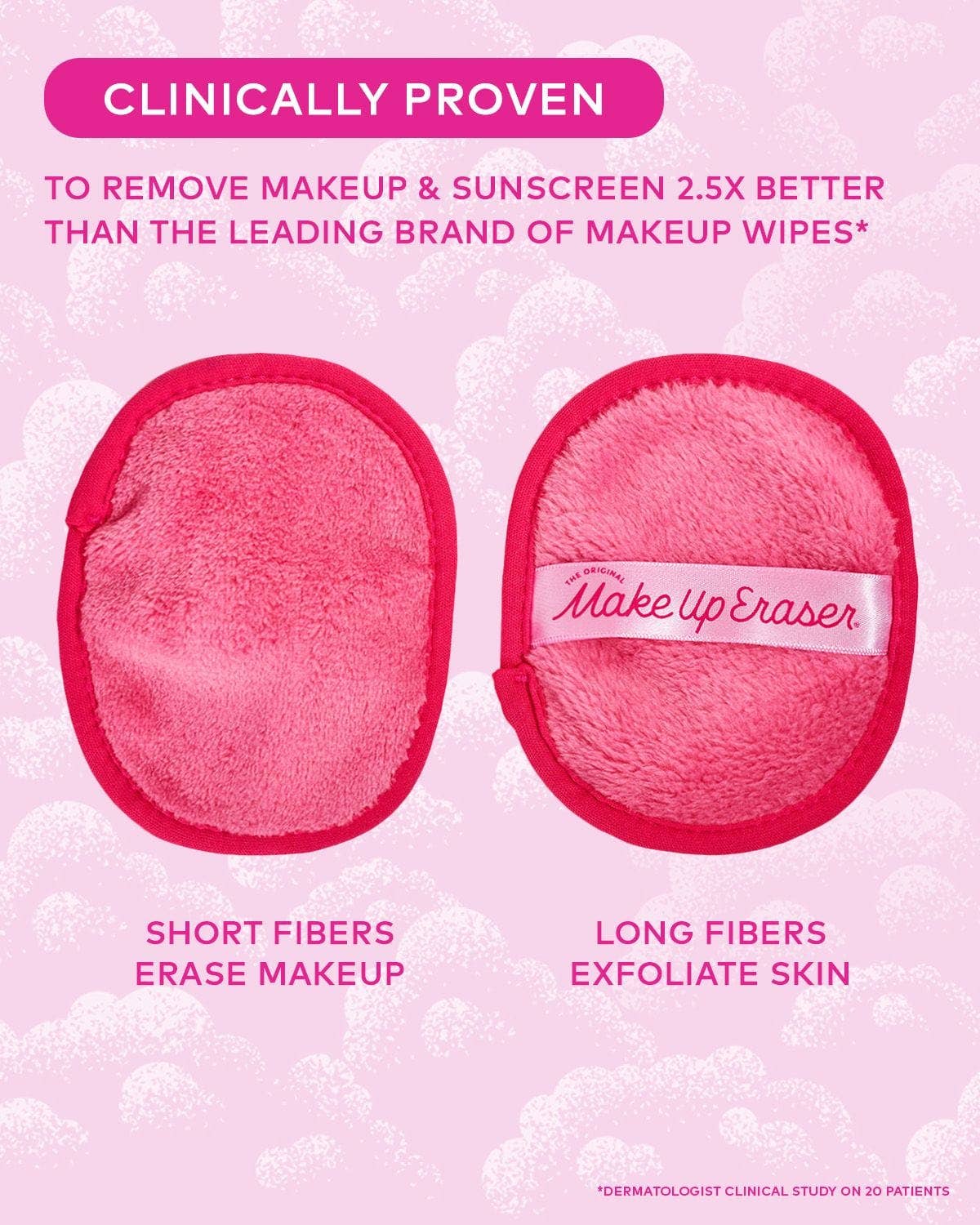 Pink 7-Day Set | Eco-Friendly MakeUp Eraser