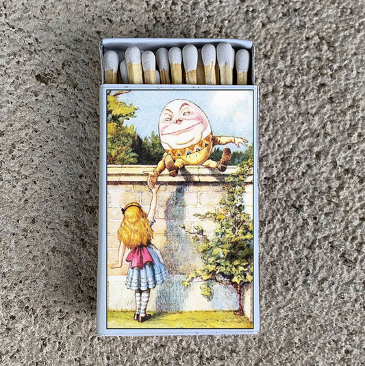 Matches • Alice in Wonderland with Humpty Dumpty Matchboxes