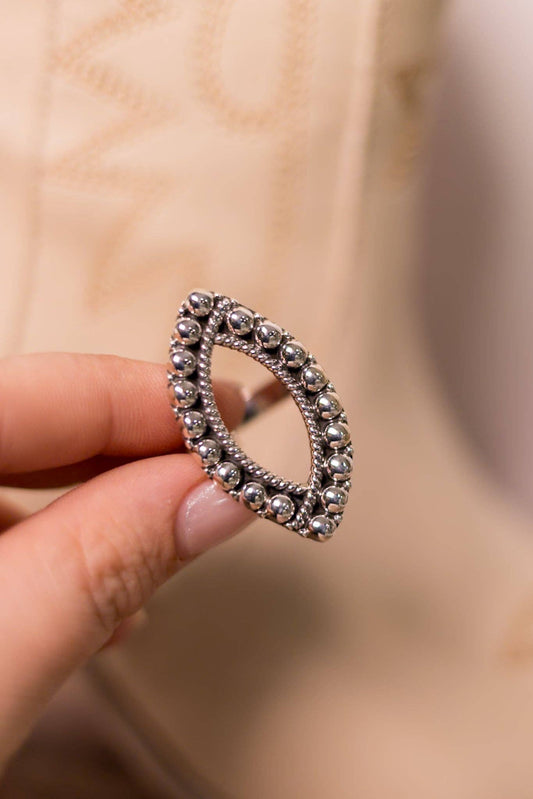 Aria Sterling Studded Ring