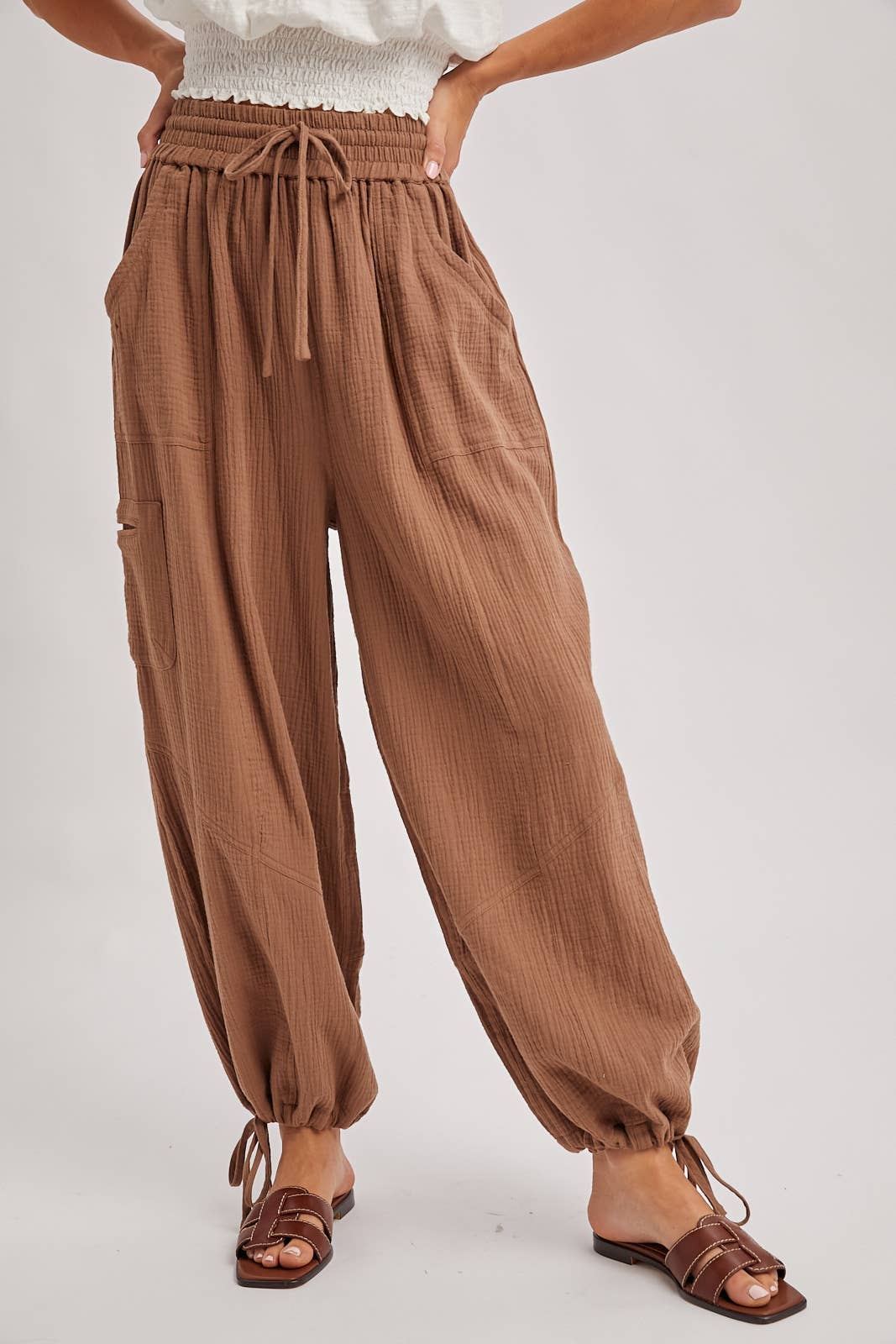 JOGGER HAREM DRAWSTRING PANTS