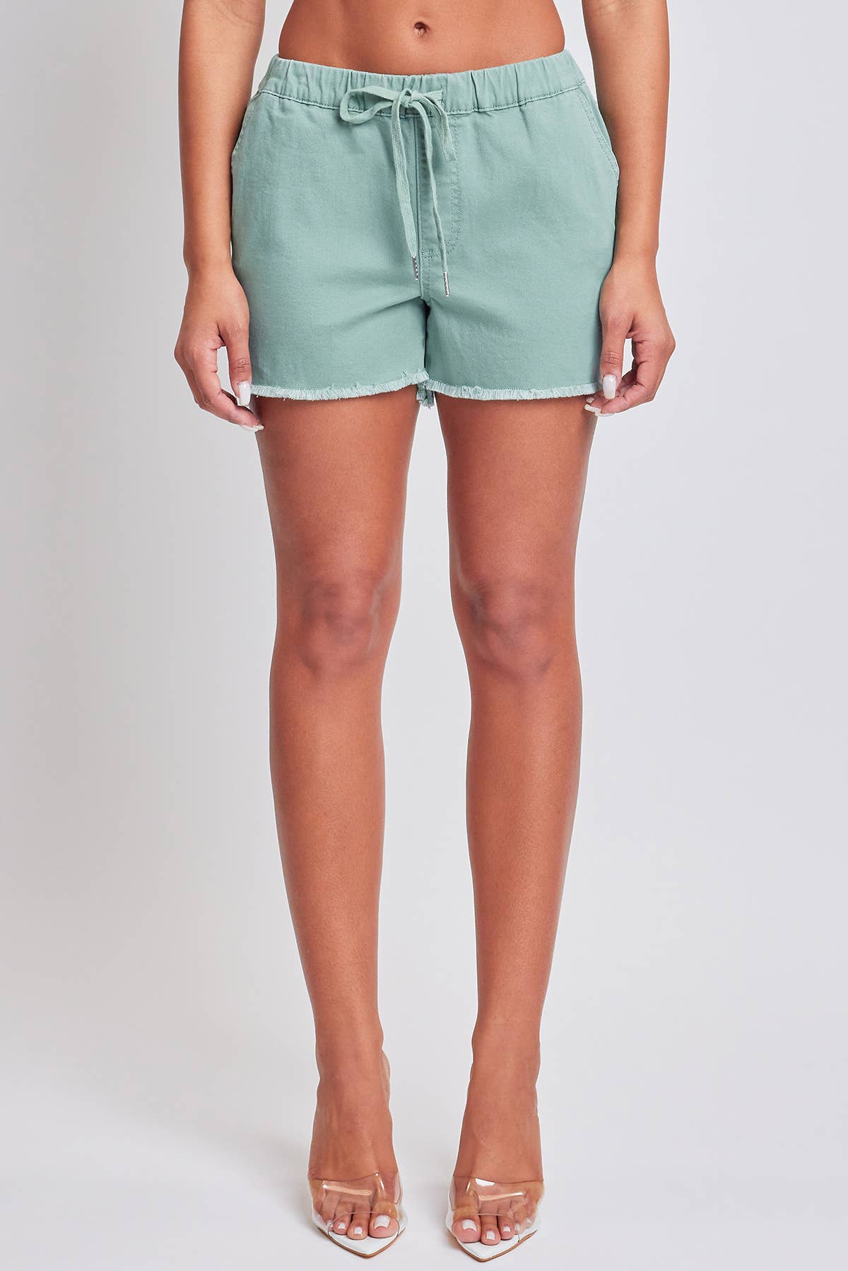 Junior Frayed Hem Pull-on Shorts