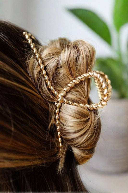 Twist Large Alloy Hair Clip