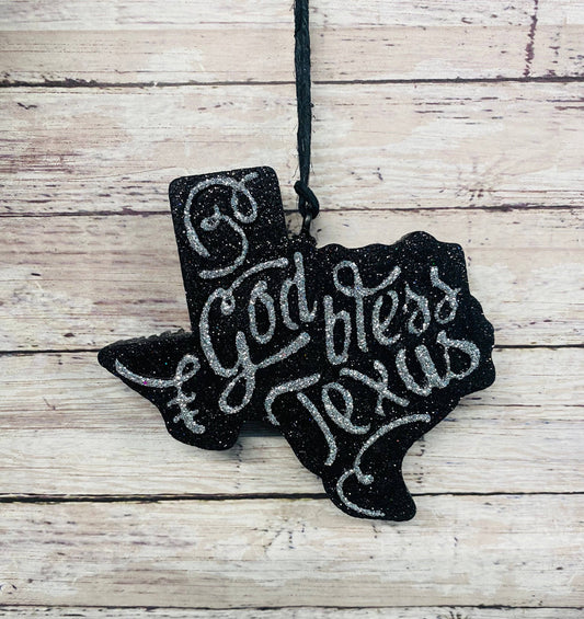 God Bless Texas Car Freshie/Car Scent/Air Freshener