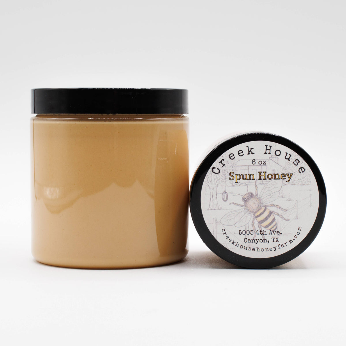 6 oz. Spun Honey I 4 Flavors I Plastic Containers