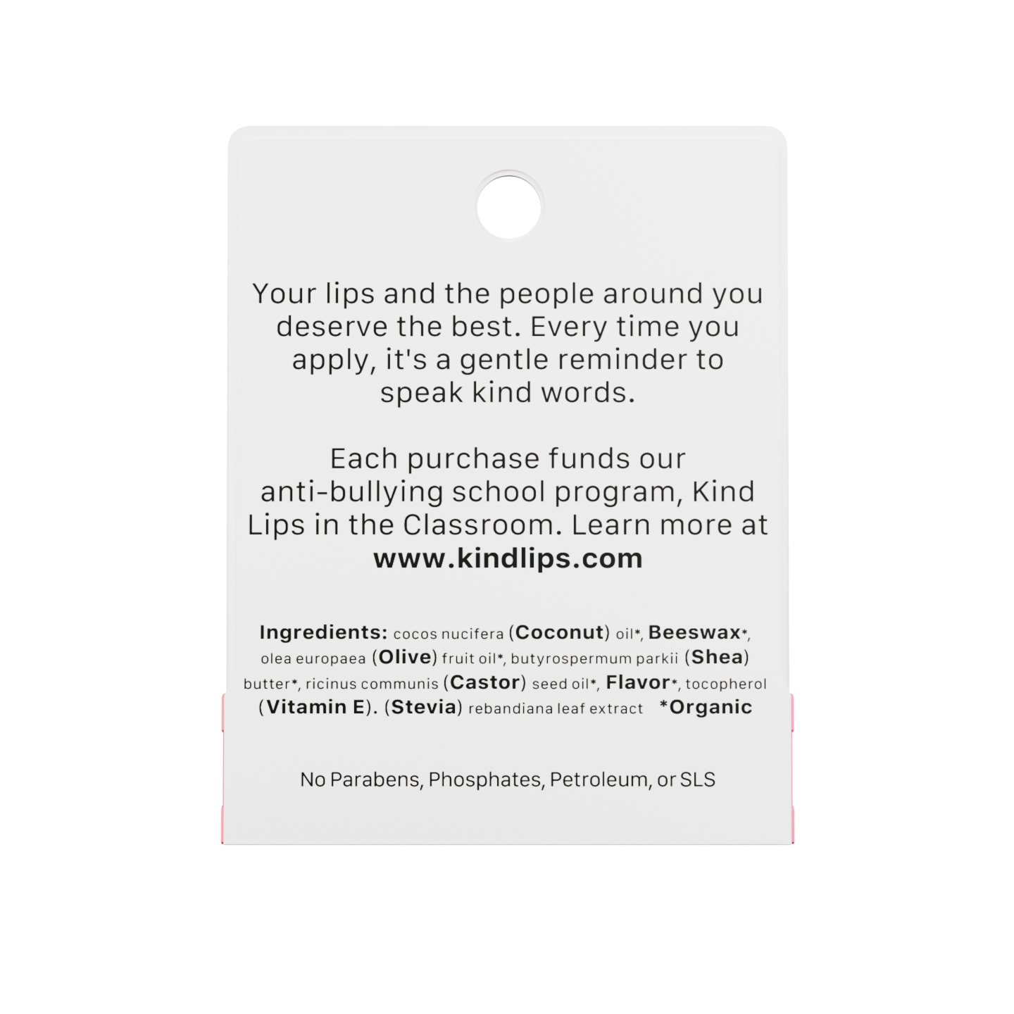 Strawberry Lip Balm, Organic, Natural, Clean, 10 Pack Smooth