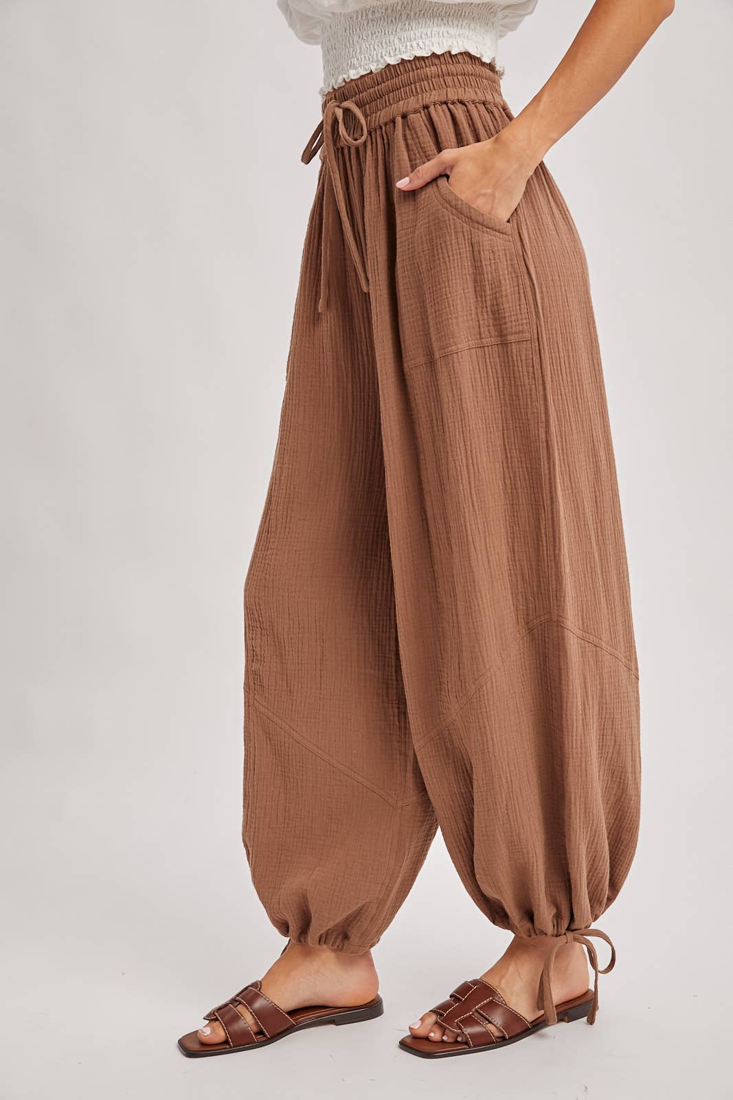 JOGGER HAREM DRAWSTRING PANTS