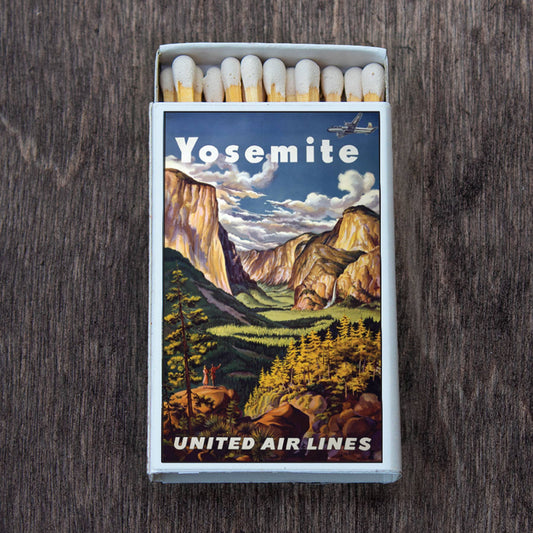 Travel Poster Yosemite Matchbox • Matches • Candle Acc