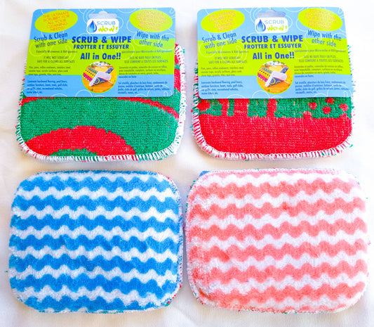Scrub & Wipe Plus Sponge