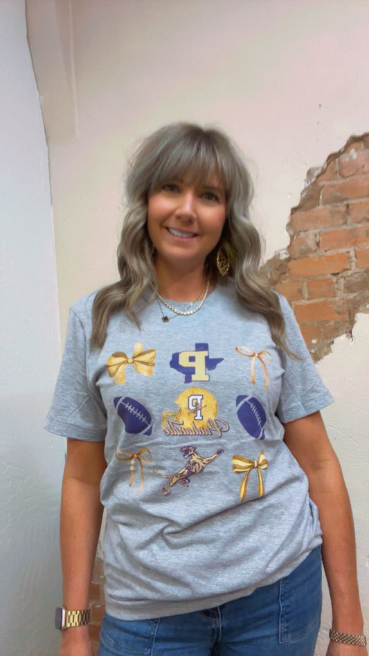 Coquette Bow Texas H Graphic T-Shirt