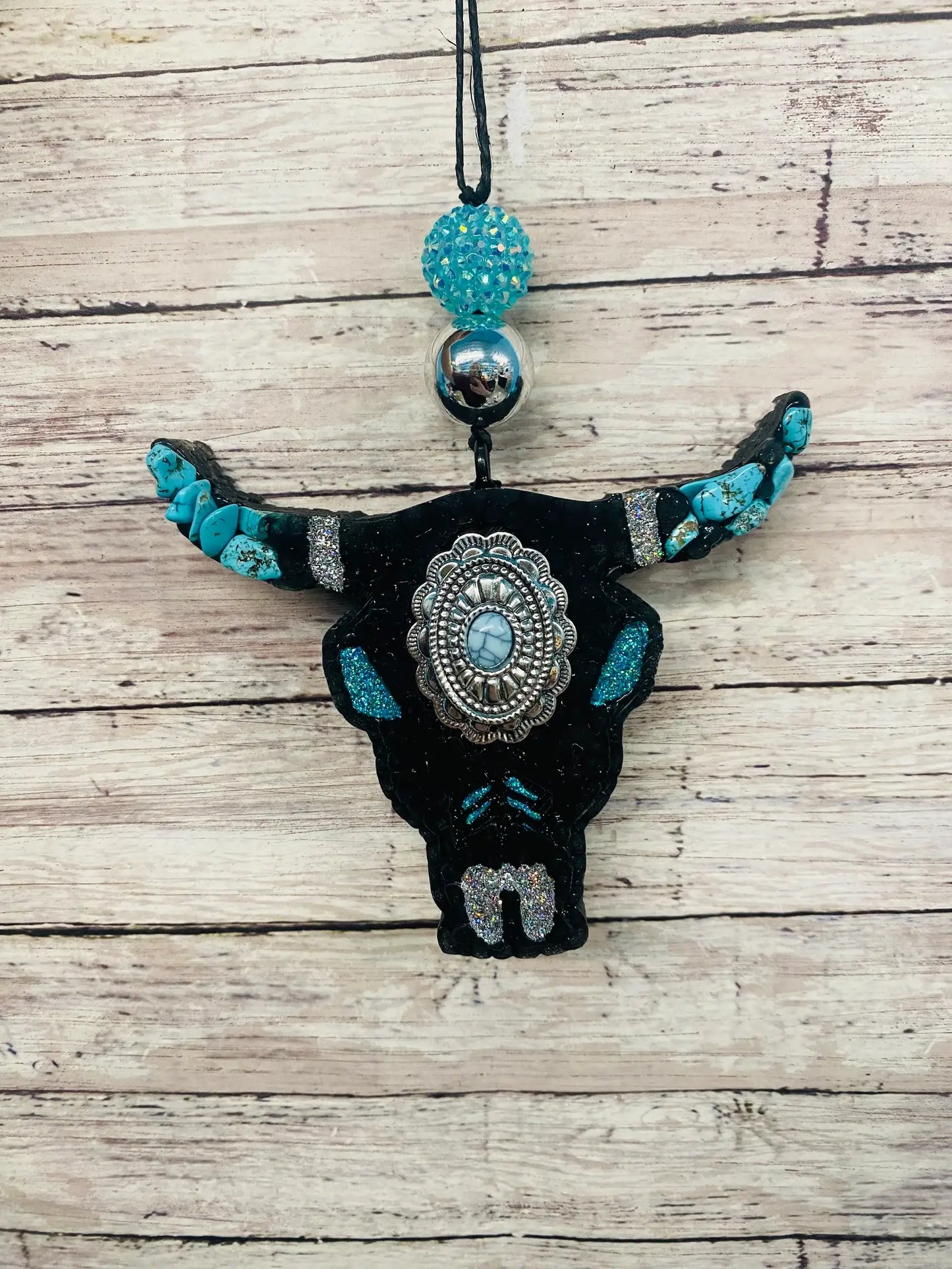 Aztec Bull Skull with Concho - Medium Sized Car Scent