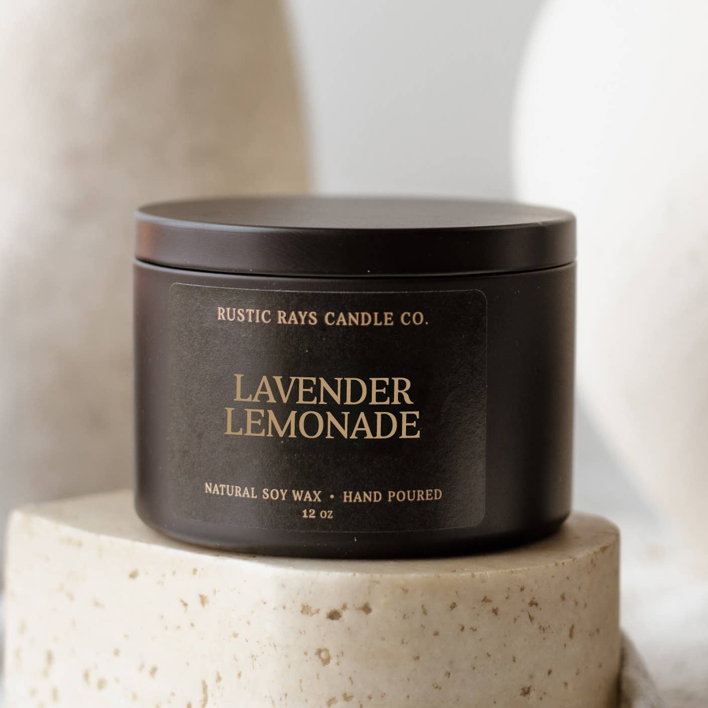Lavender Lemonade 12 oz Soy Candle - Spring Home Decor